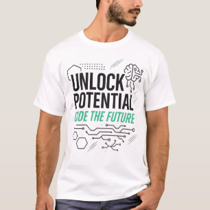 Entsperren des zukünftigen T-Shirts für potenziell