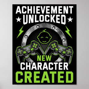 Entsperrter neuer, erstellter Videogamer für neue  Poster