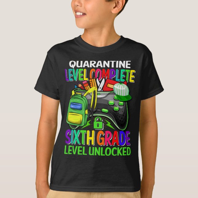 Entsperrter T - Shirt der sechsten Stufe (Vorderseite)