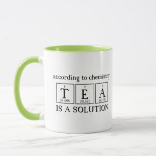 Entsprechend Chemie ist Tee eine Tasse