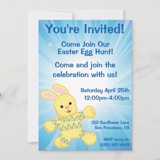 Entspringen Sie in Webkinz! Einladung (Vorderseite)