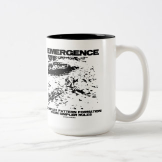 Entstehung komplexer Muster aus einfacheren Zweifarbige Tasse