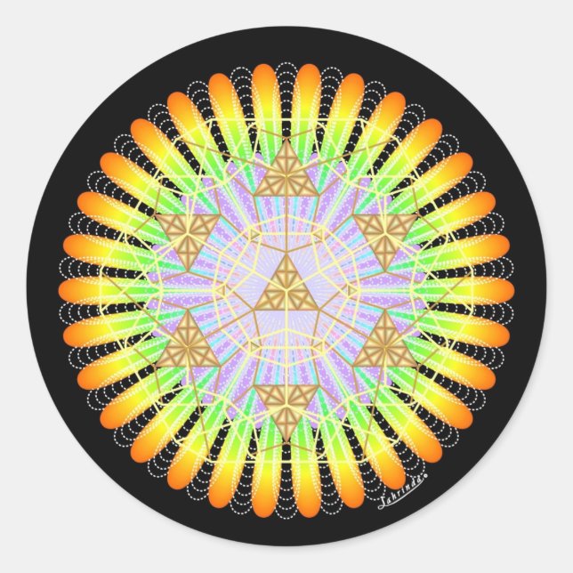 Entstehung Runder Aufkleber (Vorderseite)