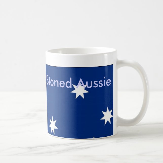 Entsteinter Australier Kaffeetasse (Rechts)