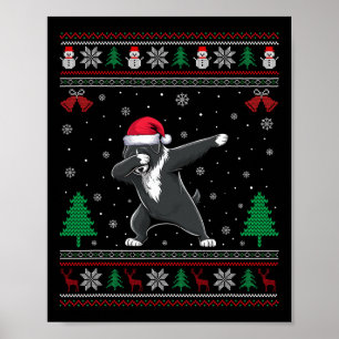 Enttäuschen der portugiesischen Weihnachtsmannmütz Poster