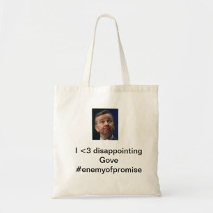Enttäuschendes Gove Tragetasche