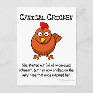 Enttäuscht und von Hoffnung erstickt Postkarte