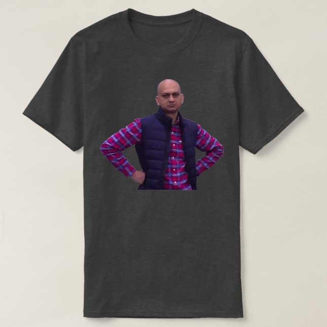Enttäuschte Cricket Fan Sarim Akhtar Meme T-Shirt (Design vorne)