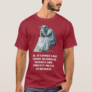 Enttäuschte Freiheitsstatue -Einwanderer T-Shirt
