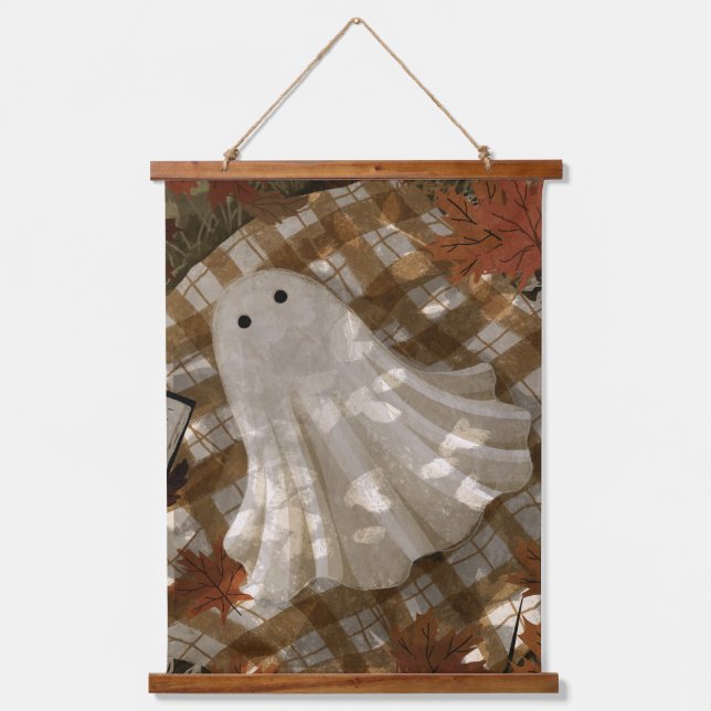 Enttäuschte Gedanken Wandteppich Mit Holzrahmen (Vorderseite)