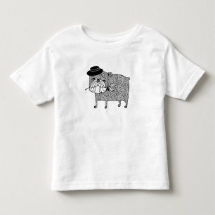 Enttäuschter Bulldog: traurige Romantik Kleinkind T-shirt
