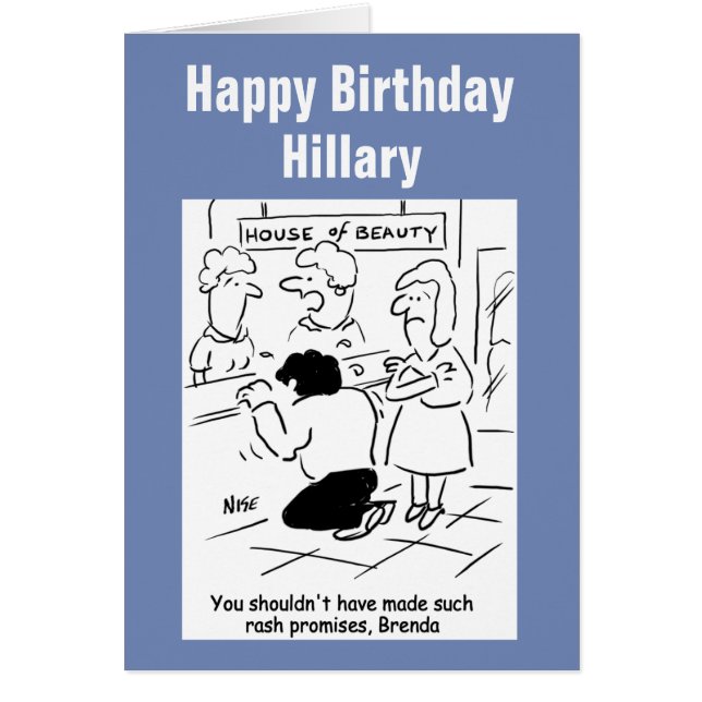 Enttäuschter Ehemann in Beauty Salon (Vorne)