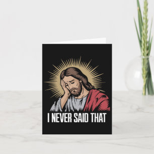 Enttäuschter Jesus Ich Habe Das Nicht Gesagt Lusti Karte