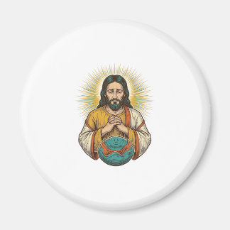 Enttäuschter Jesus Luftballon Gym Fail Magnet