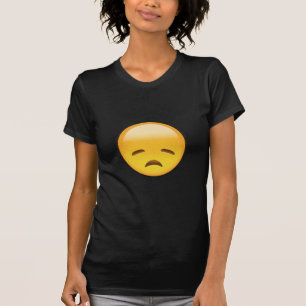 Enttäuschtes Gesicht Emoji T-Shirt