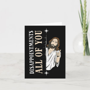Enttäuschungen Alle Jesus Funny Christlich Reli Karte