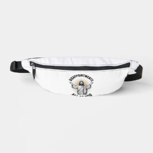 Enttäuschungen euch alle Vintage religiöse Bluse Bauchtasche