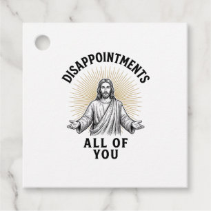 Enttäuschungen euch alle Vintage religiöse Bluse Geschenkanhänger