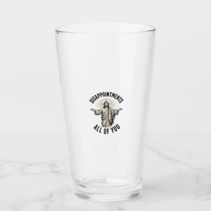 Enttäuschungen euch alle Vintage religiöse Bluse Glas