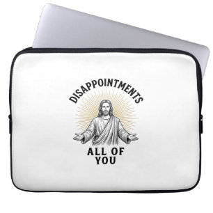 Enttäuschungen euch alle Vintage religiöse Bluse Laptopschutzhülle