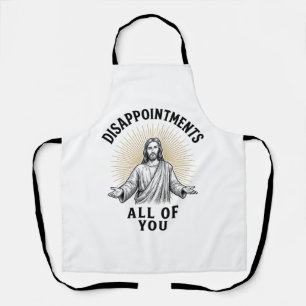 Enttäuschungen euch alle Vintage religiöse Bluse Schürze