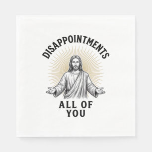 Enttäuschungen euch alle Vintage religiöse Bluse Serviette