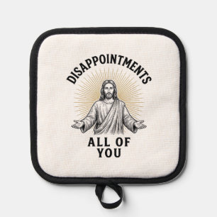 Enttäuschungen euch alle Vintage religiöse Shirt Topflappen