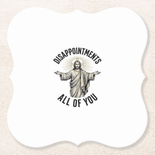 Enttäuschungen euch alle Vintage religiöse Shirt Untersetzer