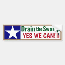 Entwässern Sie den Sumpf Ja wir können!