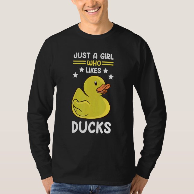 Entwässerungsgummi Ente Quackteich Sprichwort 1 T-Shirt (Vorderseite)