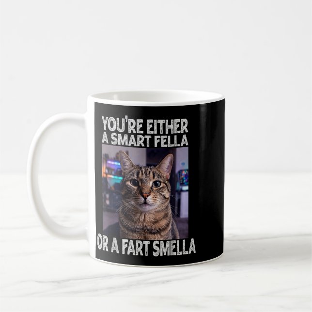 Entweder ein schlauer Kerl oder ein alberner Kerl  Kaffeetasse (Links)