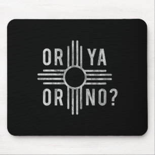 Entweder Ja, Oder Nein_ Zia Lustige New Mexico Red Mousepad