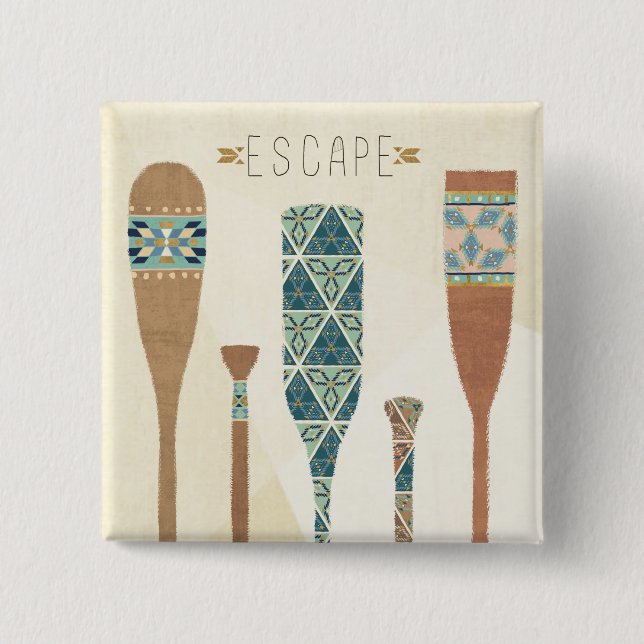 Entweichen Geos VI | im Freien Button (Vorderseite)