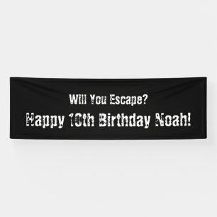 "Entweichen-Raum-" Party-Fahne Banner