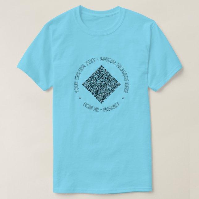 Entwerfen eines eigenen QR-T - Shirt mit benutzerd (Design vorne)