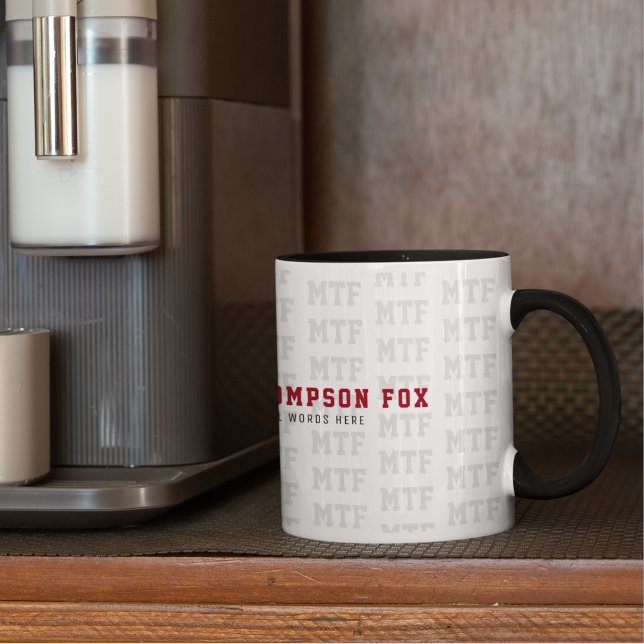 Entwerfen eines Mit Monogramm Namens, Initialen, b Tasse (dad gift ideas)