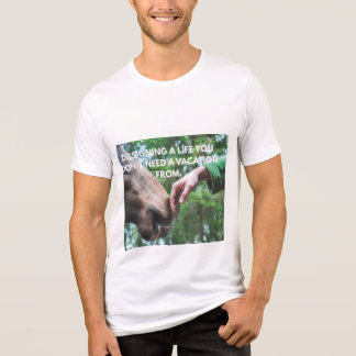 Entwerfen Sie ein Leben Reitpferd Liebhaber Motiva Tri-Blend Shirt