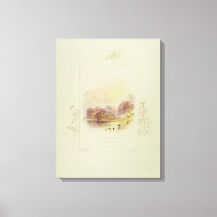 Entwerfen Sie für eine Illustration für Walter Leinwanddruck