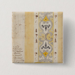 Entwerfen Sie für einen Knoten-Garten, Bush-Hüge Button