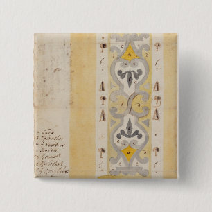 Entwerfen Sie für einen Knoten-Garten, Bush-Hügel, Button