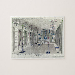 Entwerfen Sie für einen Musik-Raum mit Platten Puzzle