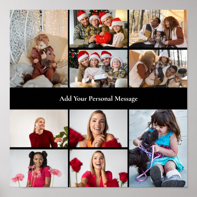 Entwerfen Sie Ihr eigenes 10 Foto Collage Poster (Vorne)