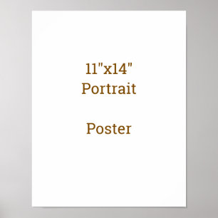 Entwerfen Sie Ihr eigenes 11"x14" Poster