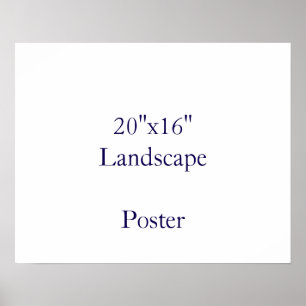 Entwerfen Sie Ihr eigenes 20"x16" Poster