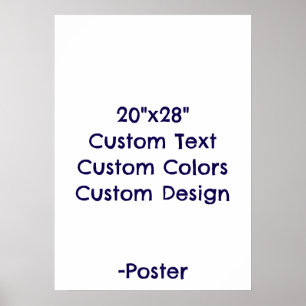 Entwerfen Sie Ihr eigenes 20"x28" Matt Poster