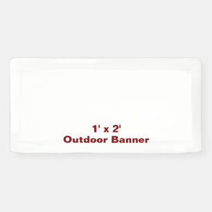 Entwerfen Sie Ihr eigenes 30 cm x 60 cm großes Vin Banner