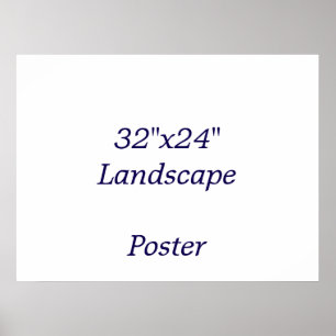 Entwerfen Sie Ihr eigenes 32"x24" Poster