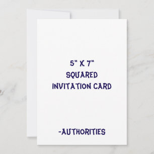 Entwerfen Sie Ihr eigenes 5" x 7" kariertes Design Einladung