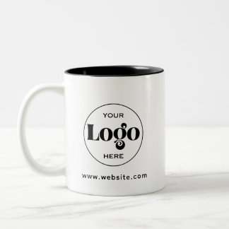 Entwerfen Sie Ihr eigenes benutzerdefiniertes Logo Zweifarbige Tasse