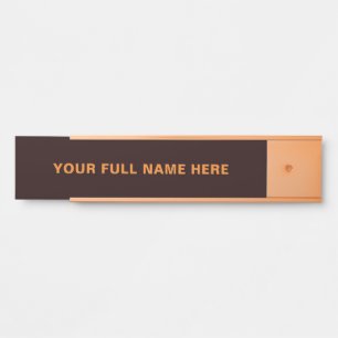 Entwerfen Sie Ihr Eigenes Benutzerdefiniertes Name Türschild